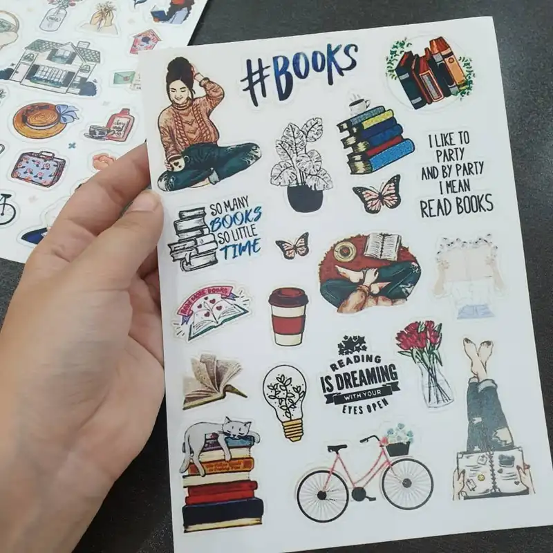 برچسب مدل دخترانه کد 02 بسته 2 عددی