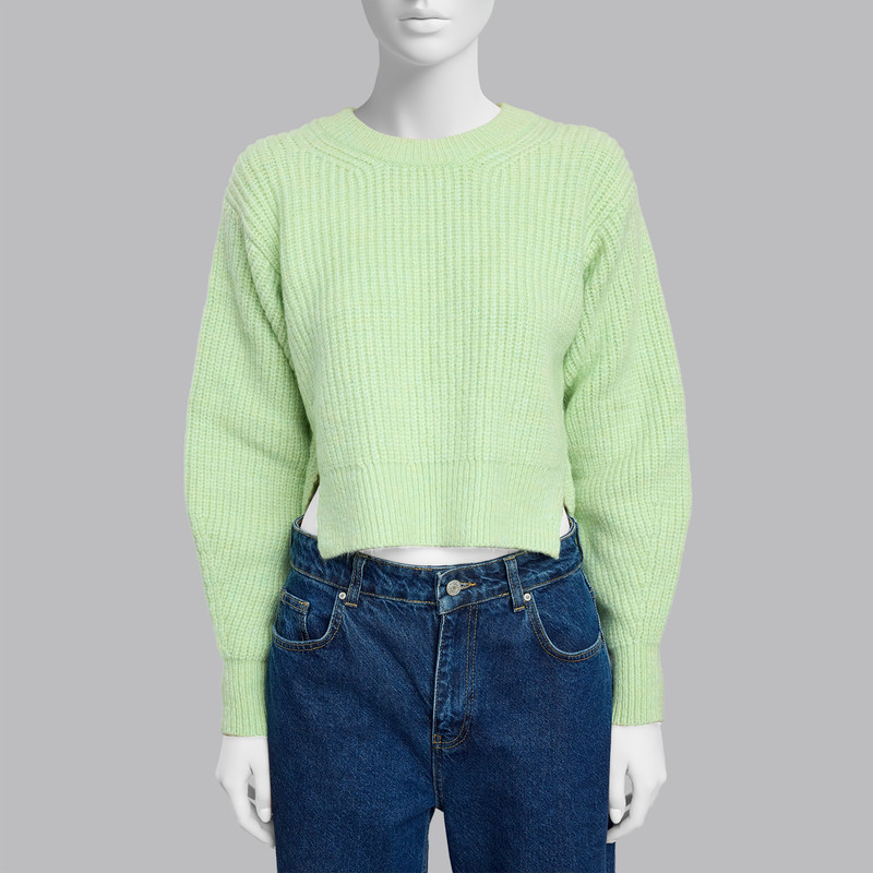 پلیور یقه گرد زنانه مدل 827772720 طرح ترندیول