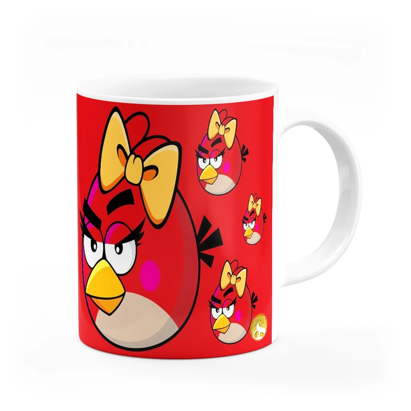 ماگ هومرو طرح انیمیشن پرندگان خشمگین The Angry Birds مدل MG3198