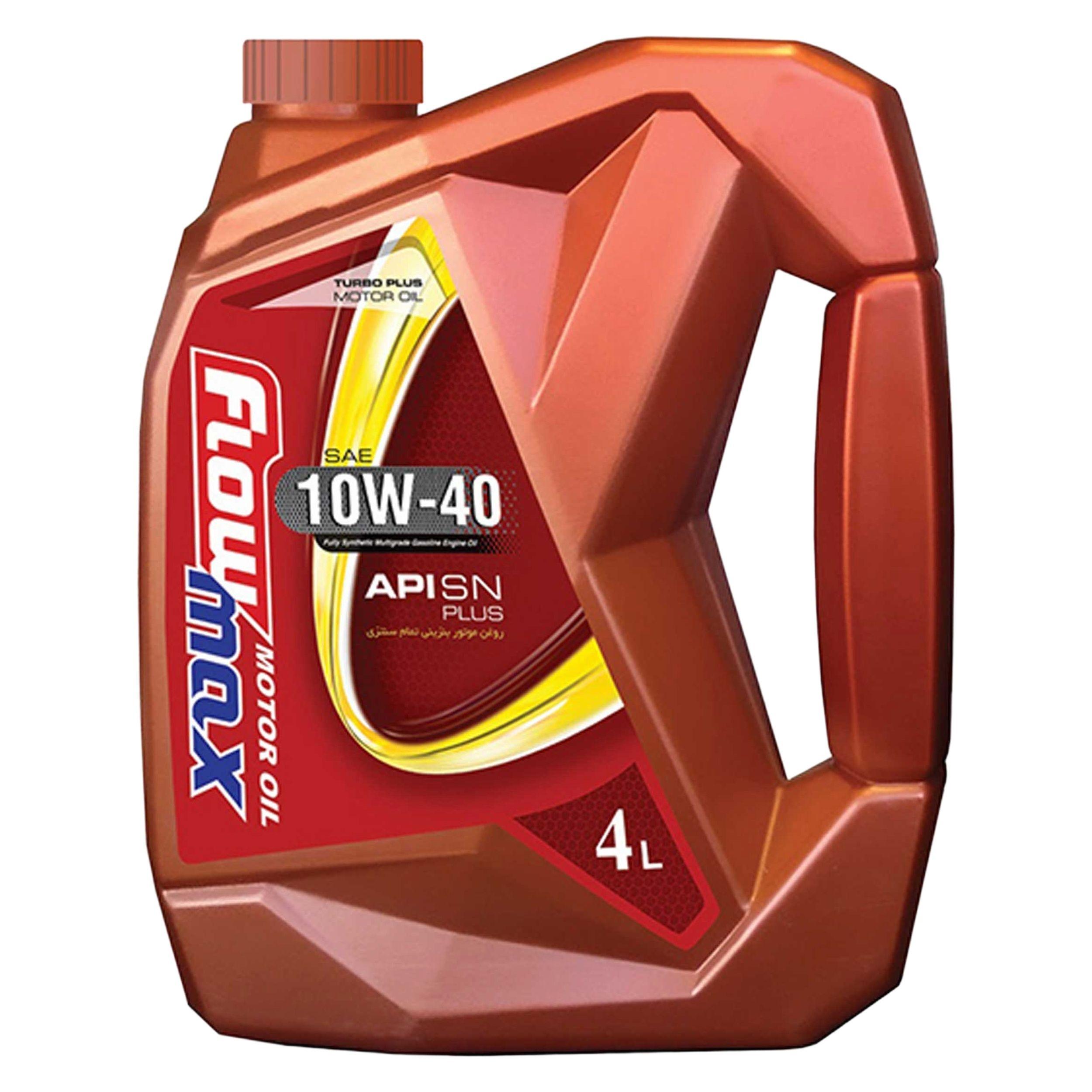 روغن موتور خودرو فلومکس مدل 10W40-SN PLUSحجم 4 ليتر