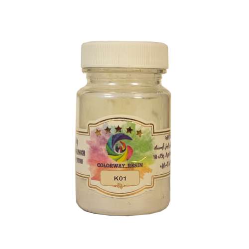 پودر رنگ رزین اپوکسی کالروی مدل کروم K حجم 35 میلی لیتر