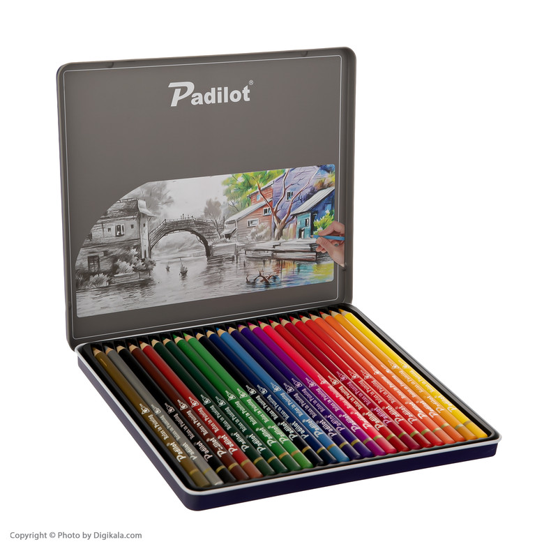 مداد رنگی 24رنگ پادیلوت مدل F-80224-1