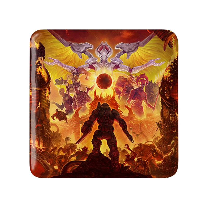 مگنت خندالو طرح کاور رسمی بازی دووم اترنال مدل مربعی کد 30594