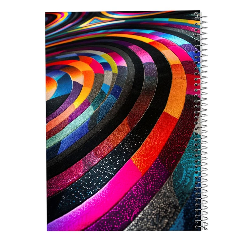 دفتر ژورنال نویسی 50 برگ مدوپد مدل نقطه ای طرح اشکال فانتزی کد DF16292