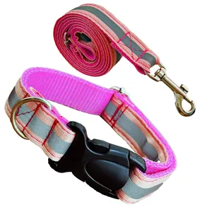 قلاده گردنی و بند قلاده سگ مدل شبرنگ کد 1