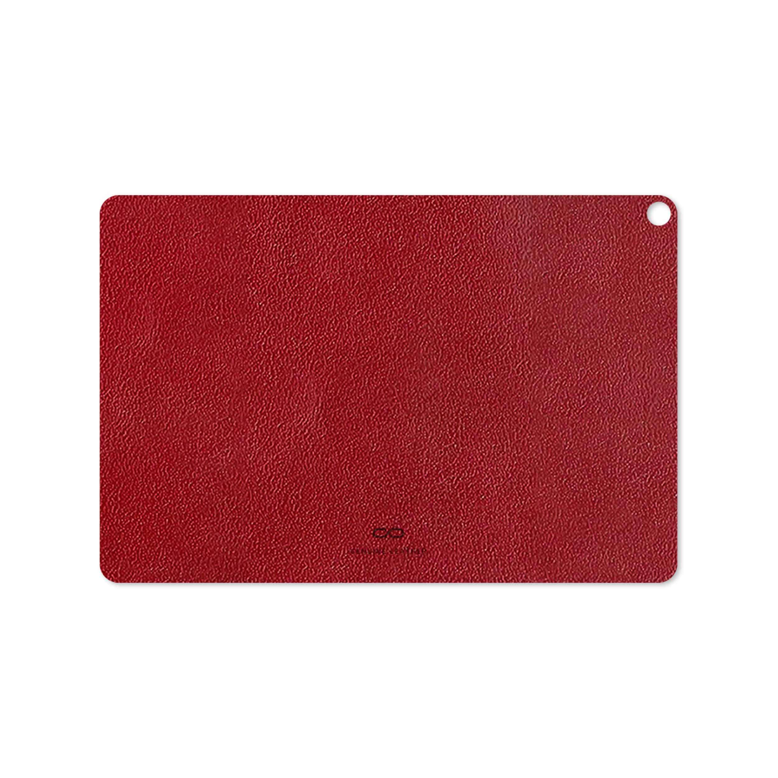 برچسب پوششی ماهوت مدل Red-Leather مناسب برای تبلت ایسوس Zenpad 3S 10 2017 Z500KL