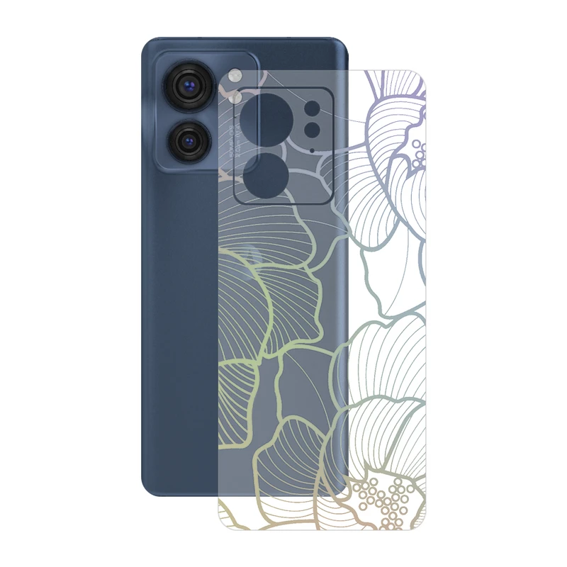 برچسب پوششی ریمکس مدل Clea طرح گل مناسب برای گوشی موبایل موتورولا Edge 40