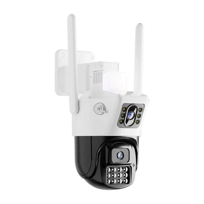دوربین مداربسته تحت شبکه وایفای مدل 2لنز V380pro
