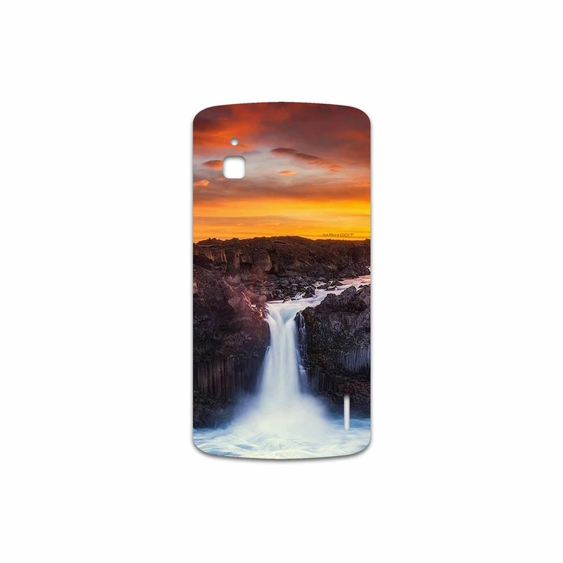 برچسب پوششی ماهوت مدل Waterfall مناسب برای گوشی موبایل گوگل Nexus 4