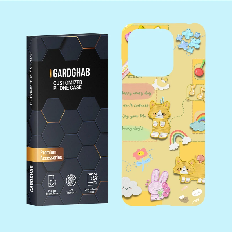 کاور گارد قاب مدل فانتزی مناسب برای گوشی موبایل شیائومی Redmi 12C / Poco C55