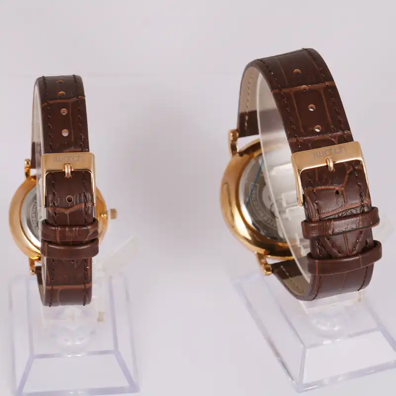 ست ساعت مچی عقربه ای زنانه و مردانه آی واتچ مدل 190002