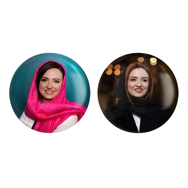 مگنت خندالو مدل گلاره عباسی کد 62846283 مجموعه 2 عددی