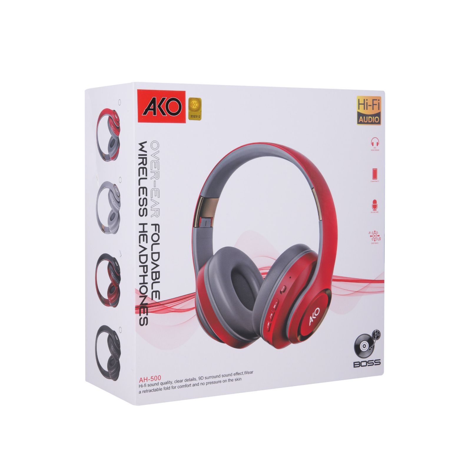 هدفون بلوتوثی آکو مدل AH-500 -  - 3