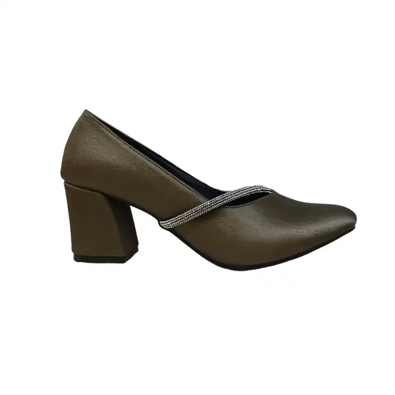 کفش زنانه مدل ZPO 16 CHR رنگ زیتونی
