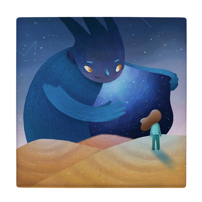  زیر لیوانی  طرح نقاشی دختر و قول شب کد    6198154_5608