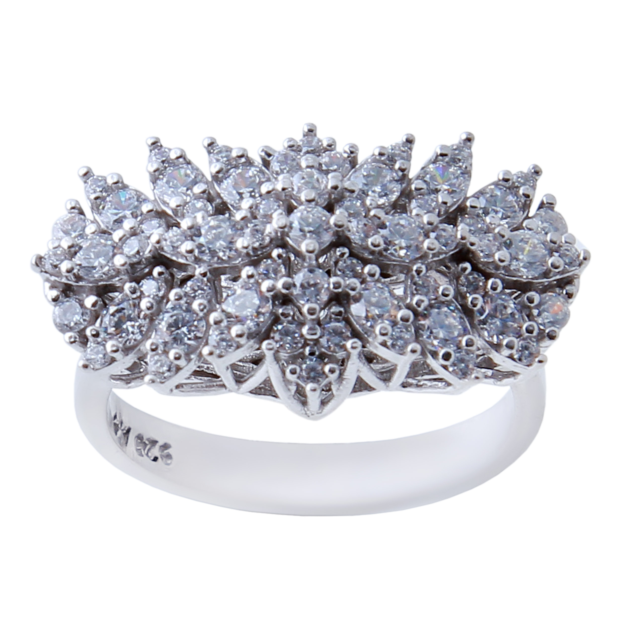    انگشتر نقره زنانه بازرگانی میلادی کد AWR_527