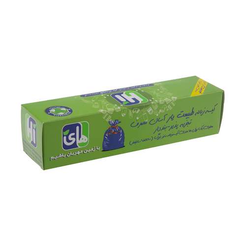 کیسه زباله Hi مدل تجزیه پذیر بسته 15 عددی