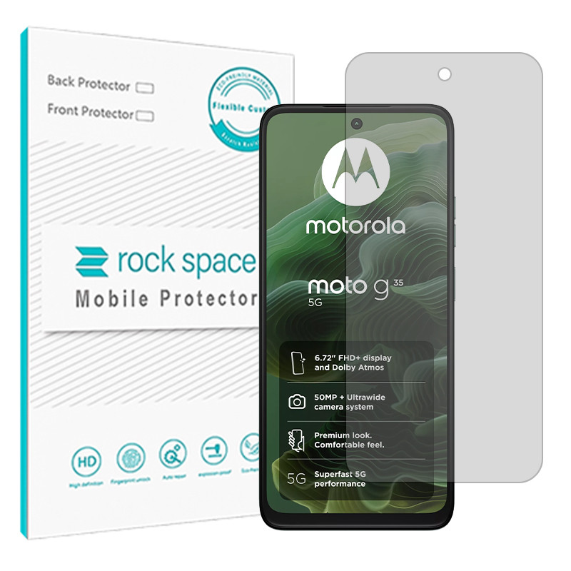 محافظ صفحه نمایش مات راک اسپیس مدل Resistant مناسب برای گوشی موبایل موتورولا Moto G35