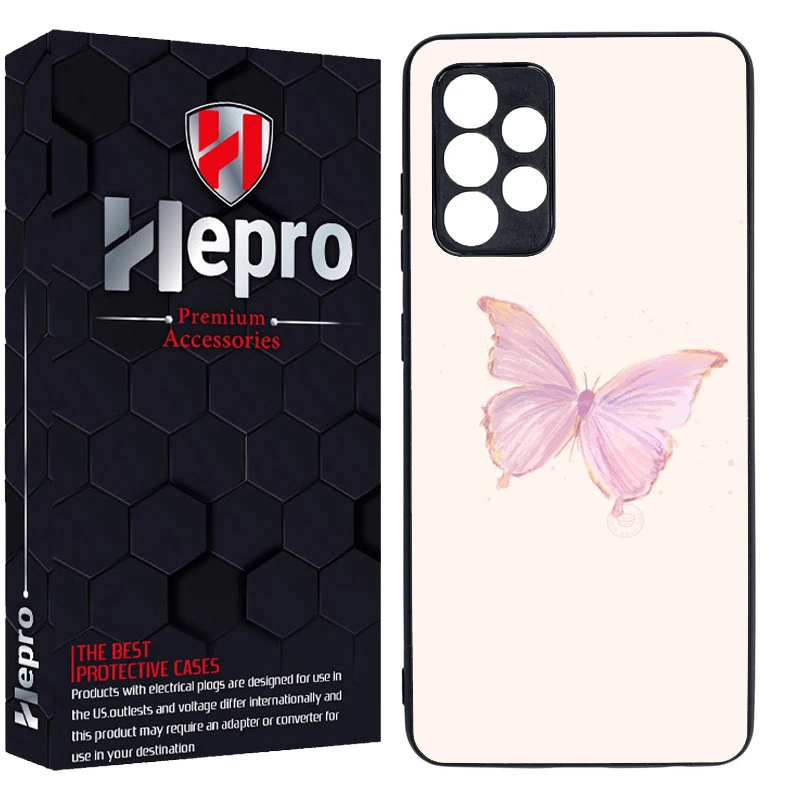کاور هپرو طرح پروانه کد TPU-336 مناسب برای گوشی موبایل سامسونگ Galaxy A13 5G