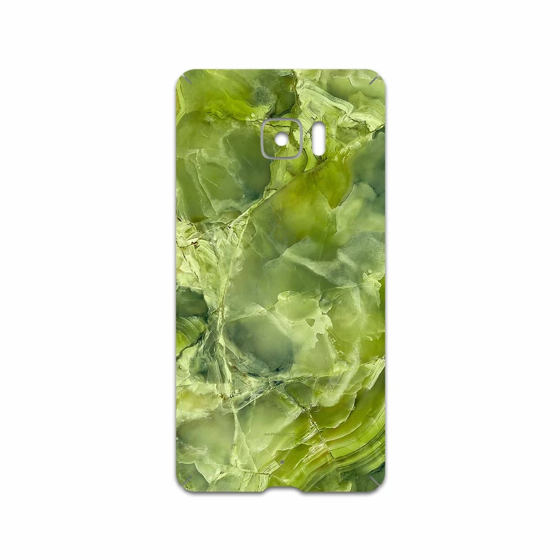 برچسب پوششی ماهوت مدل Green Crystal Marble مناسب برای گوشی موبایل اچ تی سی U Ultra