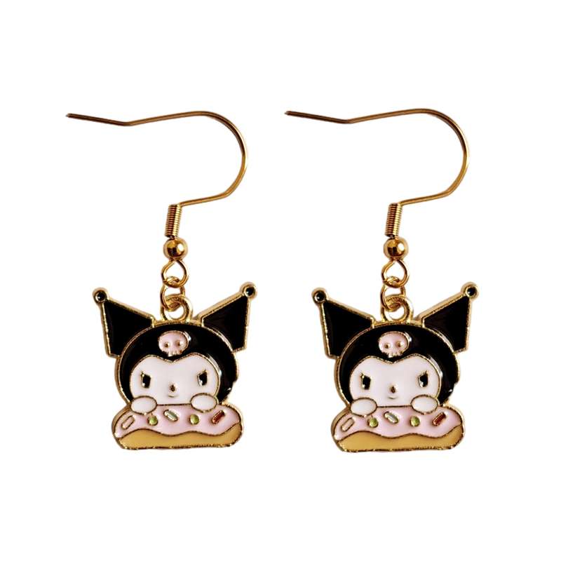 گوشواره دخترانه ژاپنی مدل کورومی و شیرینی گوشواره دخترانه ژاپنی مدل کورومی و شیرینی