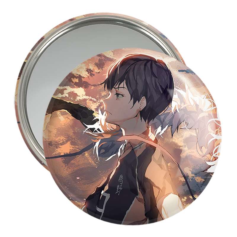آینه جیبی خندالو مدل کاگیاما توبیو انیمه هایکیو Haikyu کد 17760 آینه جیبی خندالو مدل کاگیاما توبیو انیمه هایکیو Haikyu کد 17760