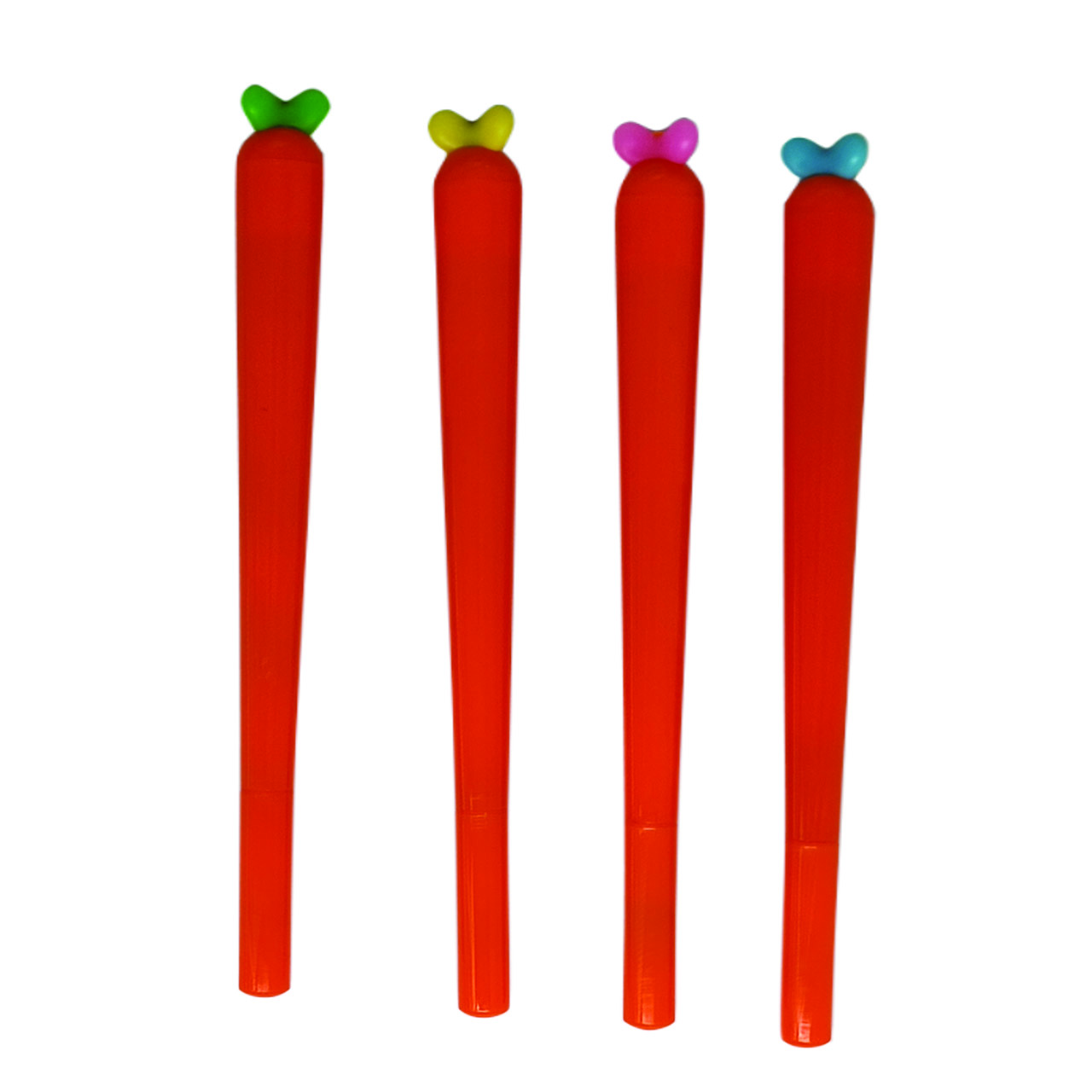 مداد شمعی مدل فشنگی طرح هویج بسته 4 عددی