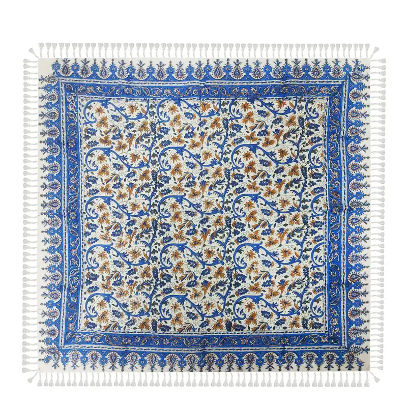 رومیزی قلمکار مدل باغ انگور