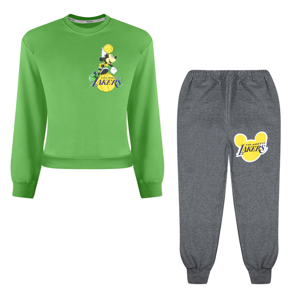 ست سویشرت و شلوار پسرانه تنی نو مدل 10022 رنگ سبز