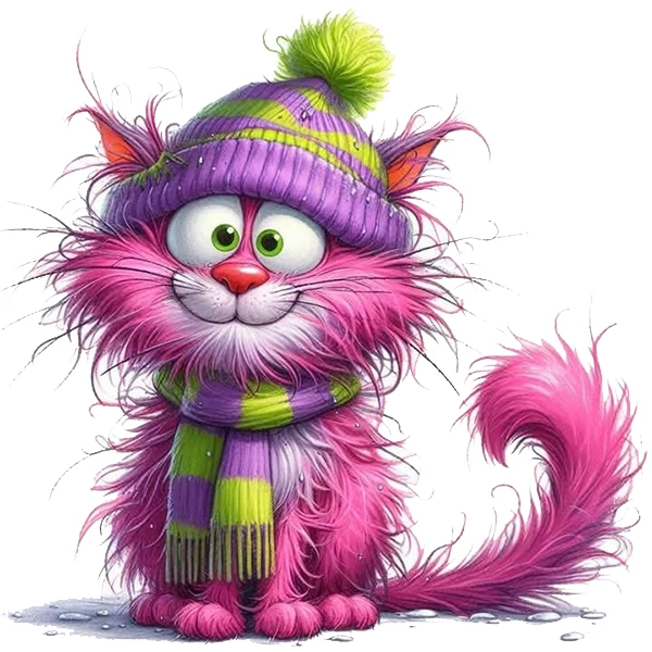 استیکر پارچه و لباس پاد آفرین طرح گربه کد 4118