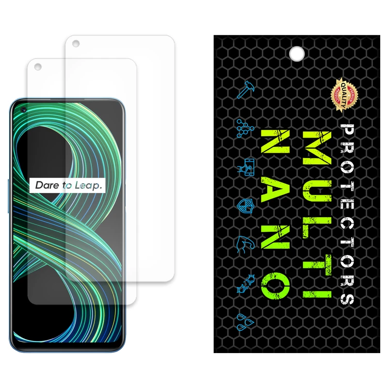 محافظ صفحه نمایش مات مولتی نانو مدل X-S2M مناسب برای گوشی موبایل ریلمی 8 5G بسته دو عددی