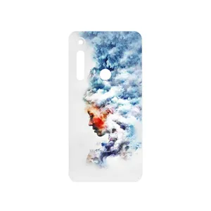 MAHOOT Women and the Cloud Digital Art Cover Sticker for Motorola One Macro