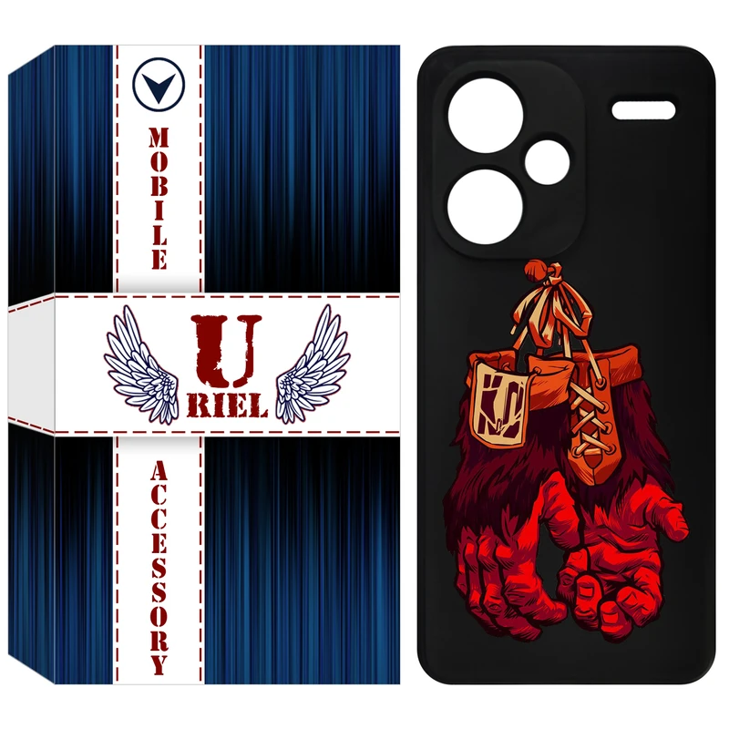 کاور یوریل مدل KSH کد 77 طرح دستکش مناسب برای گوشی موبایل شیائومی Redmi Note 13 Pro Plus