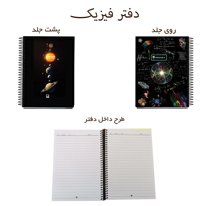 عکس شماره 14 : دفتر مشق 100 برگ تیما مدل ریاضی فیزیک مجموعه 4 عددی