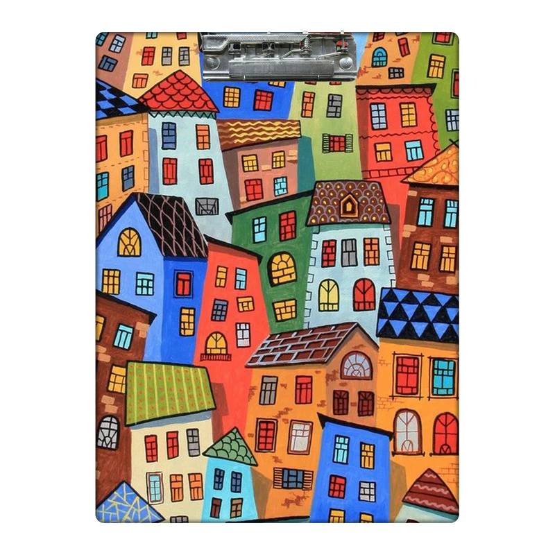 تخته شاسی طرح خونه رنگی کد 0642041 سایز A4