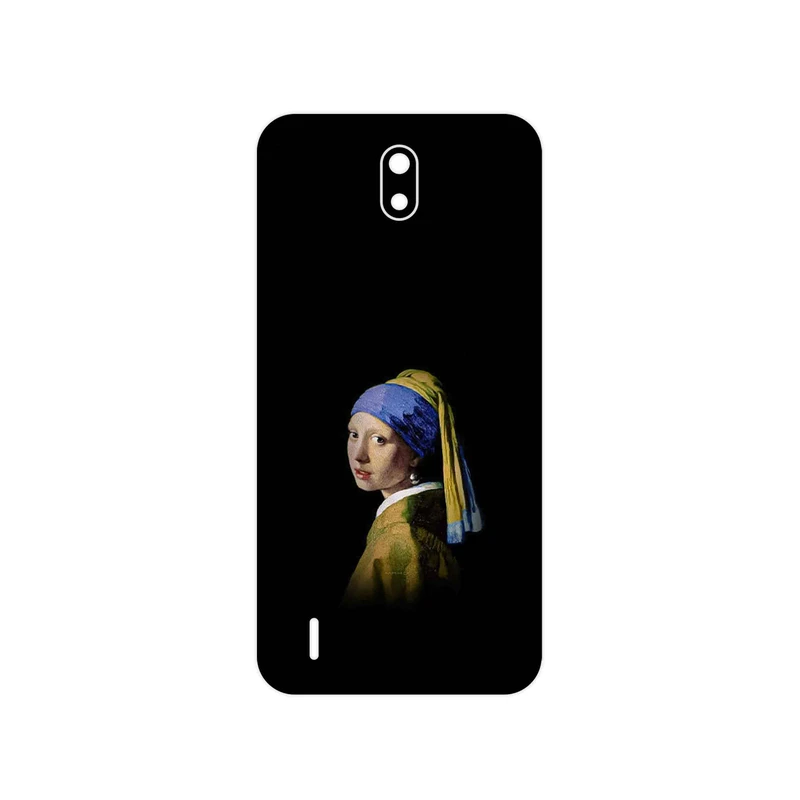 برچسب پوششی ماهوت مدل Girl with a Pearl Earring of Vermeer مناسب برای گوشی موبایل نوکیا C1