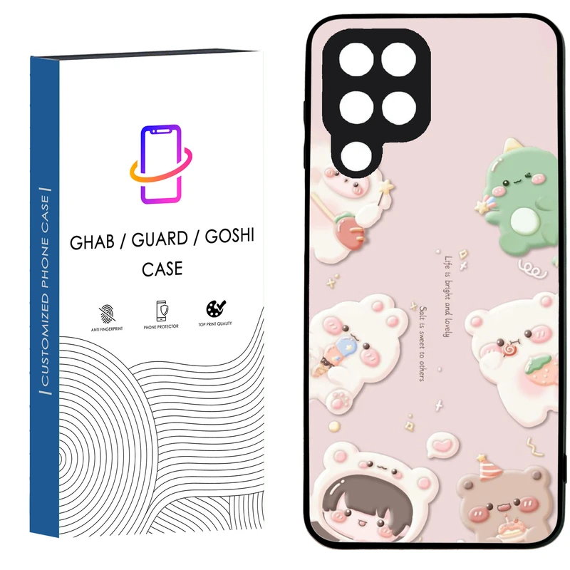 کاور قاب گارد گوشی طرح دخترانه کد 91 - TPU مناسب برای گوشی موبایل سامسونگ Galaxy A22 4G