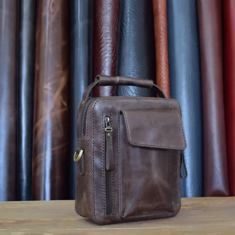 کیف دوشی چرمی مدل نوبل