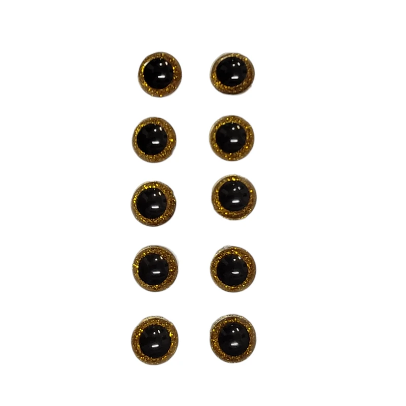 چشم عروسک کد Tal1710 بسته 10 عددی