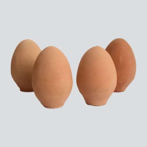 تخم مرغ سفالی خام مدل اردکی کد EGG-MM1
