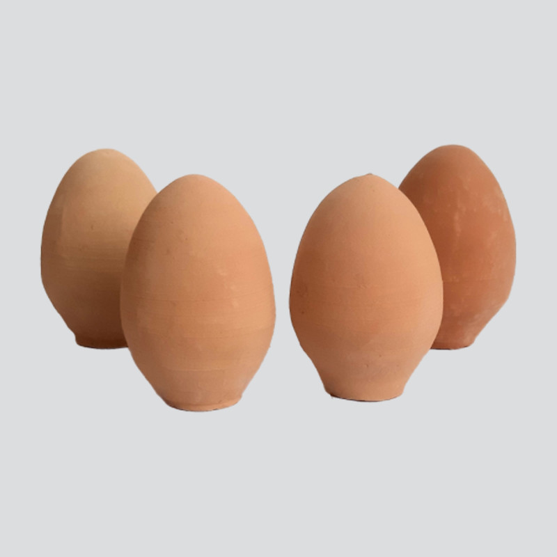 تخم مرغ سفالی خام مدل اردکی کد EGG-MM1