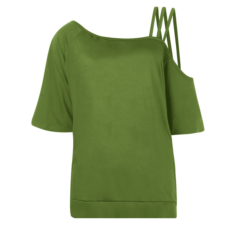 بلوز آستین کوتاه زنانه شین مدل یقه رومی