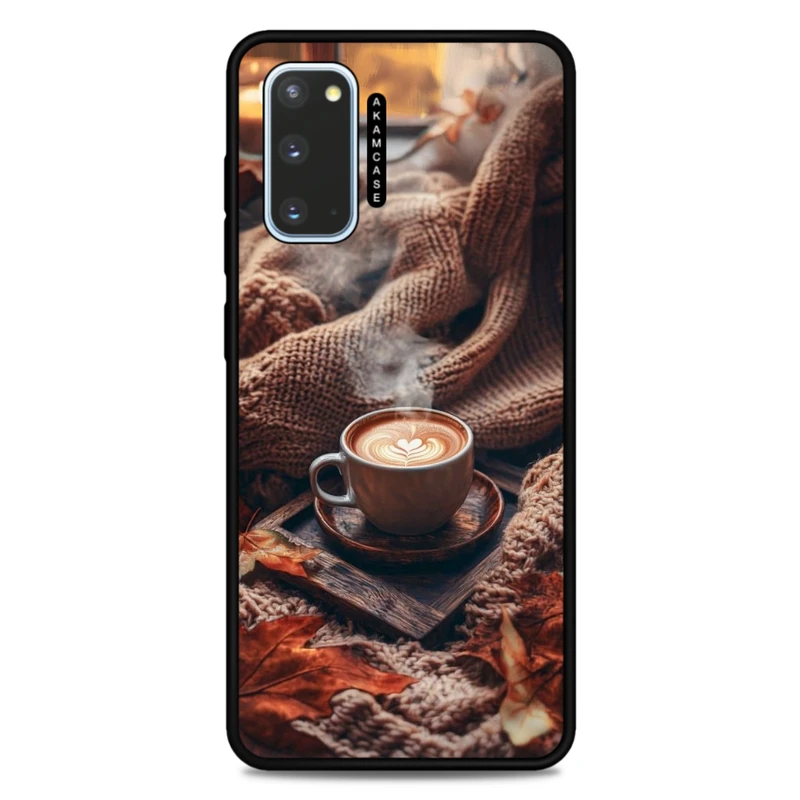 کاور آکام مدل AMC-WSGS20-COFFEE-17 مناسب برای گوشی موبایل سامسونگ Galaxy S20