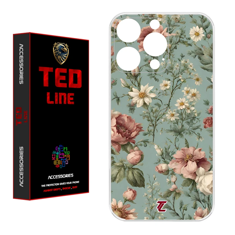 کاور تدلاین طرح گل کد 1152 مناسب برای گوشی موبایل اپل Iphone 14 Pro Max