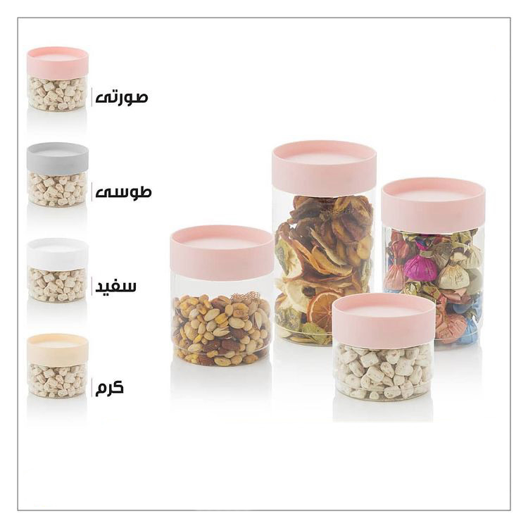 بانکه زیبا سازان مدل حوبات پاستیلی بسته 4 عددی