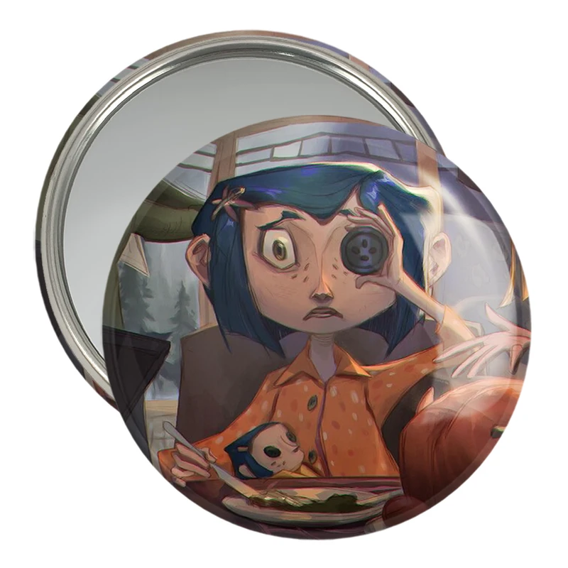 آینه جیبی خندالو مدل کورالاین Coraline  کد 20778