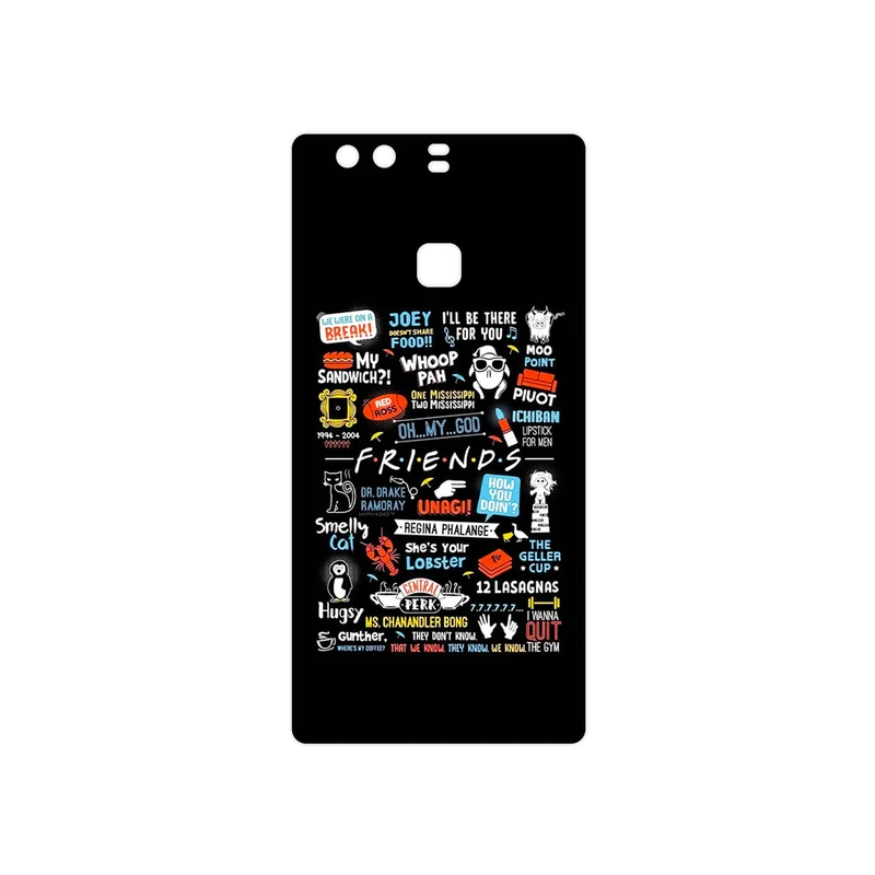 برچسب پوششی ماهوت مدل Friends 2 مناسب برای گوشی موبایل هوآوی P9 Plus