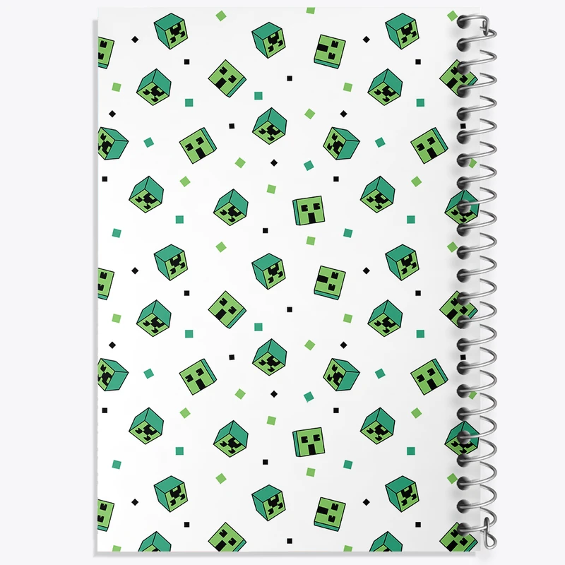 دفتر مشق 50 برگ خندالو طرح ماینکرافت (Minecraft) کد N545