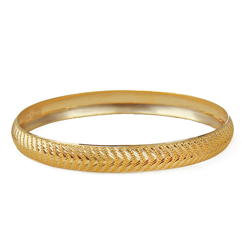 النگو طلا 18 عیار زنانه مدل 4NEW4