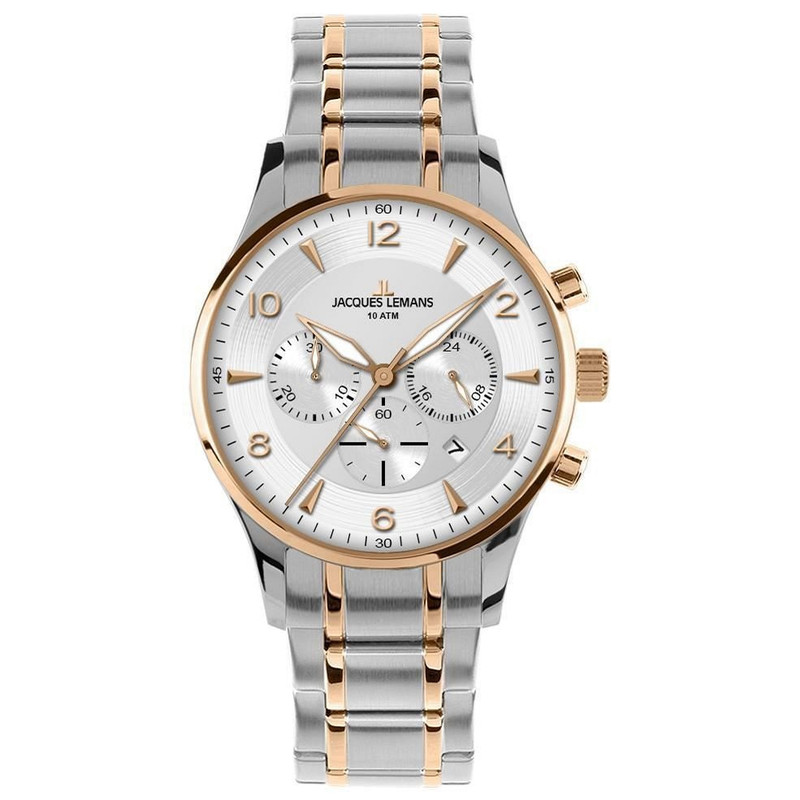 ساعت مچی عقربه‌ای مردانه  کوارتز ژاک لمن مدل 1_1654P